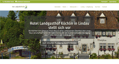 Desktop Screenshot of hotel-koechlin.de